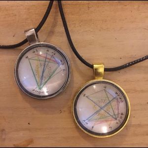 CUSTOM NATAL CHART Pendant WITH READING!